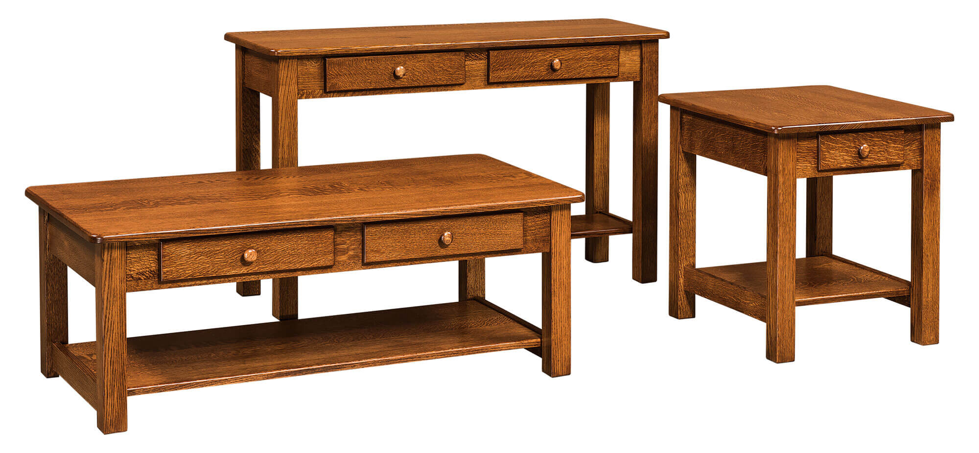 AJs Furniture AJ1 Series Contemporary Mission Occasional Tables