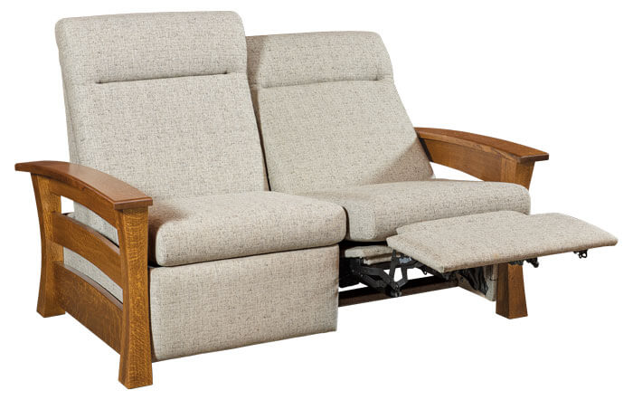 AJs Furniture Barrington WH Loveseat Recliner Full Reclined