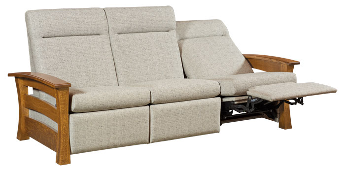 AJs Furniture Barrington WH Sofa Recliner Reclined