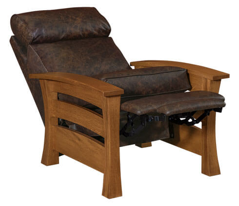 AJs Furniture Barrington Stockton Recliner Full Reclined