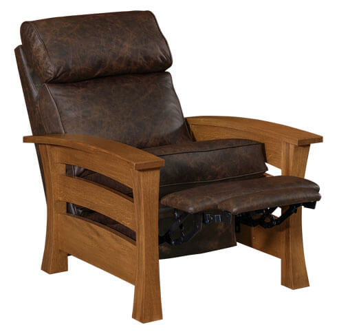 AJs Furniture Barrington Stockton Recliner Mid Reclined