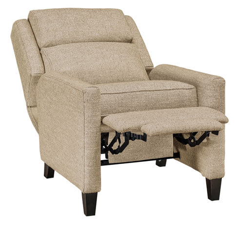 LuxHome Seating Braxton Chair Recliner Full Reclined