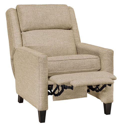 LuxHome Seating Braxton Chair Recliner Mid Reclined