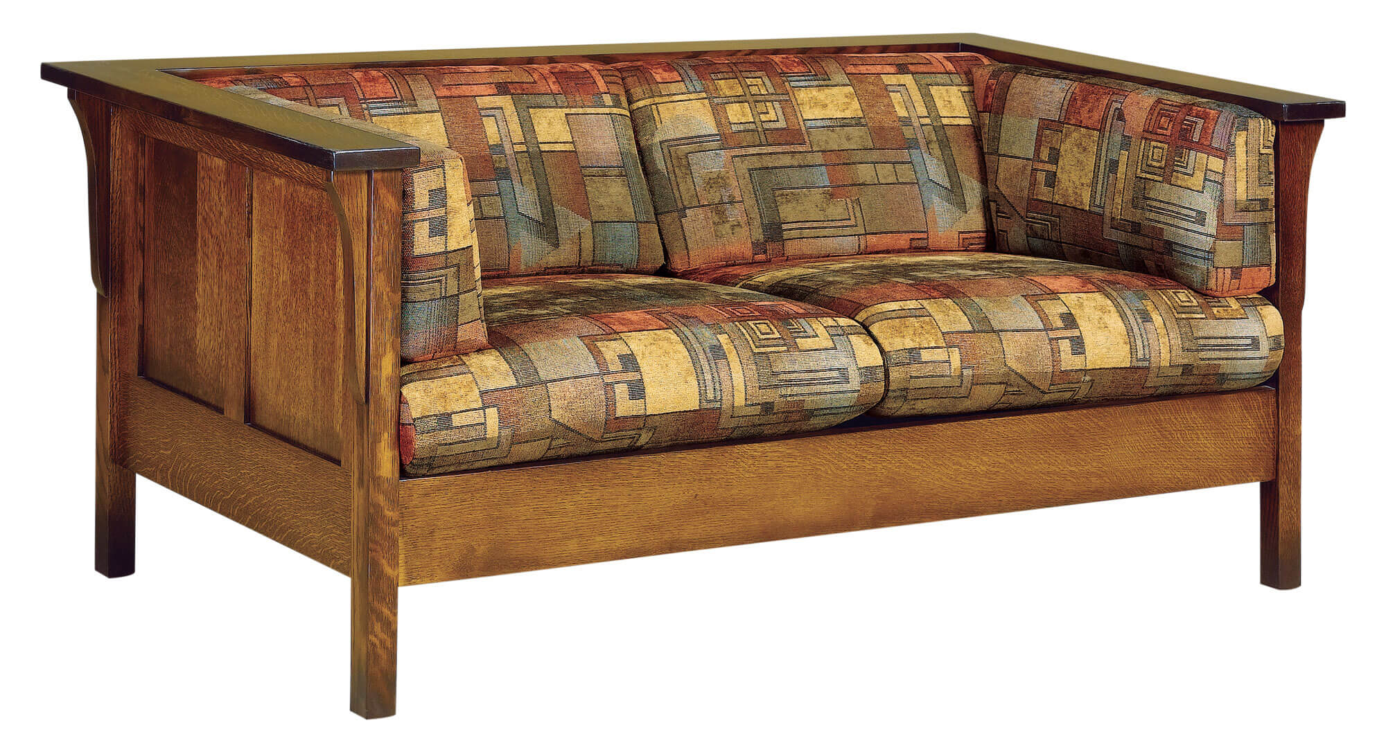 AJs Furniture Cubic Panel Loveseat