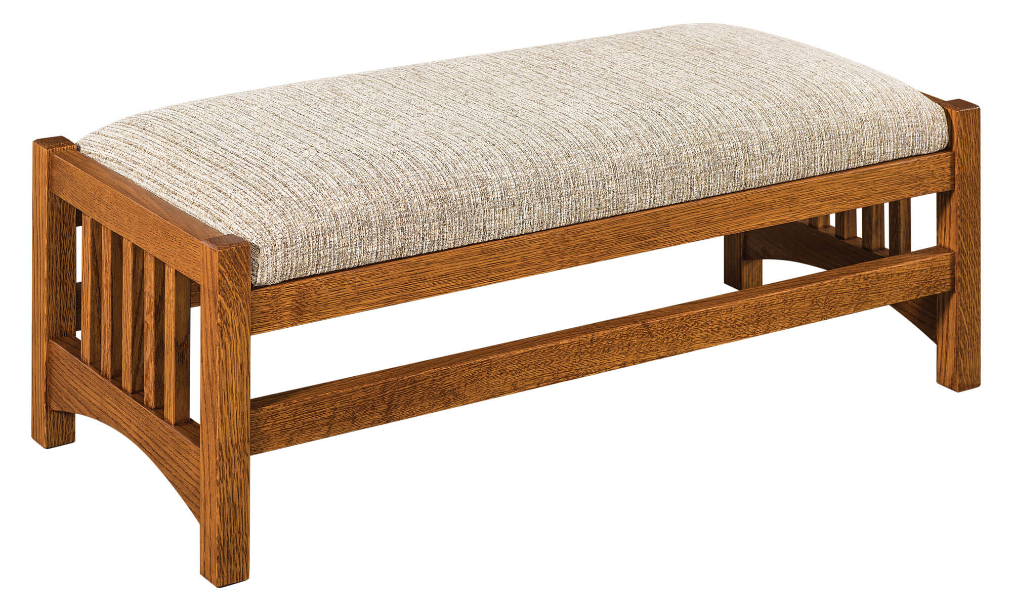 AJs Furniture Cubic Slat Footstool