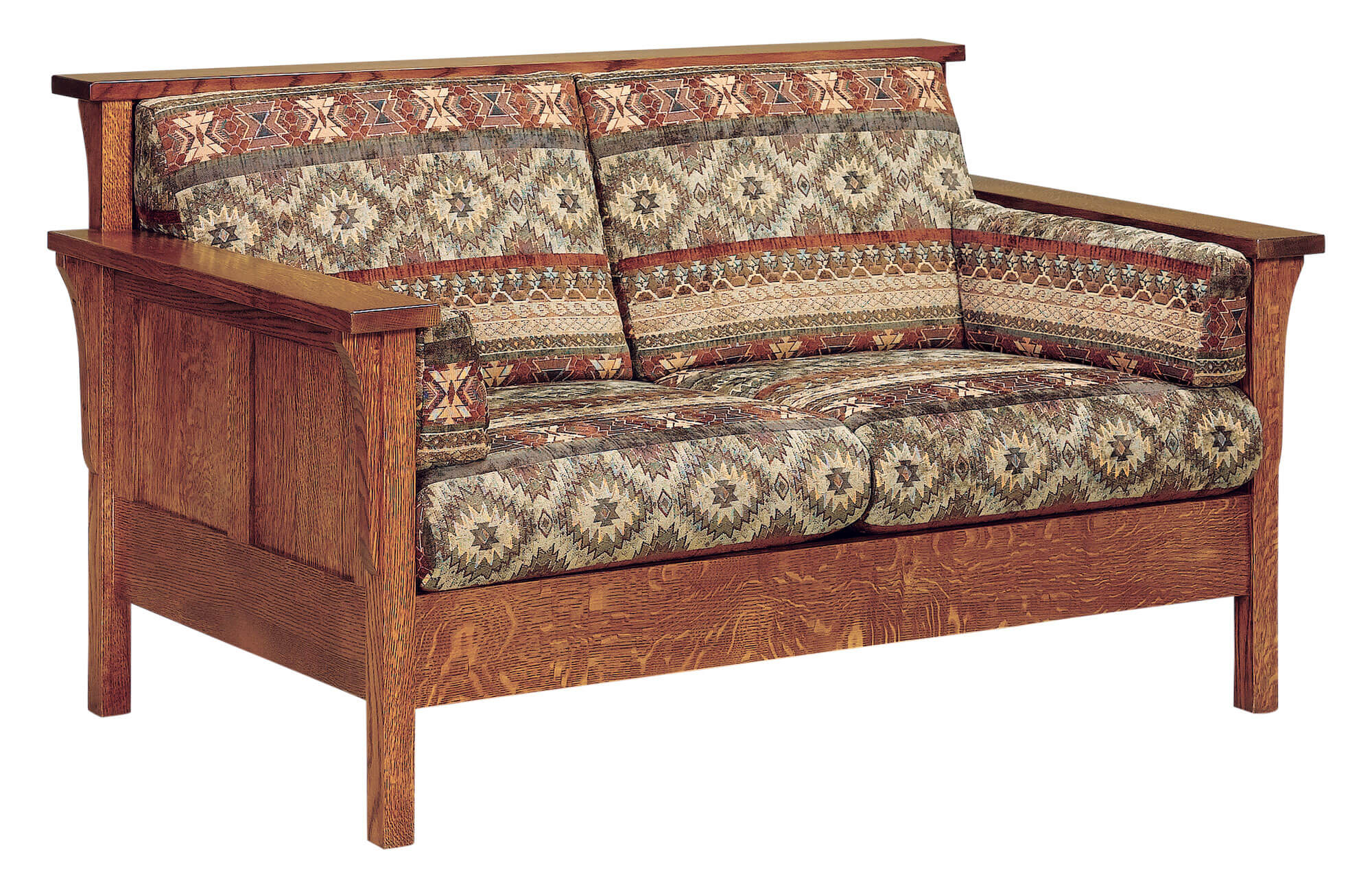 AJs Furniture Highback Panel Loveseat