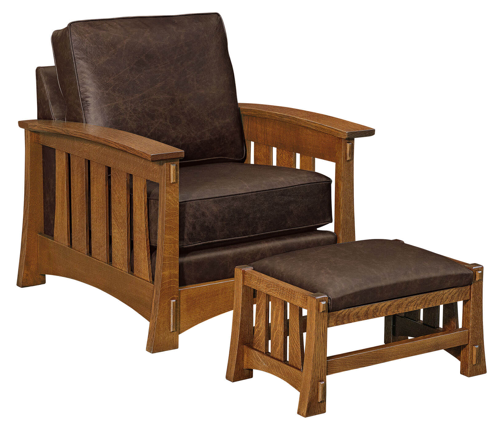 AJs Furniture Highland Deluxe Chair with Footstool
