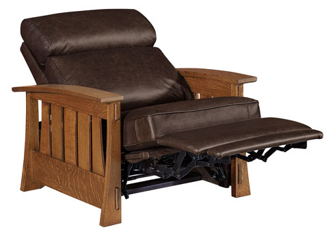 AJs Furniture Highland Stockton WH Chair Recliner Full Reclined