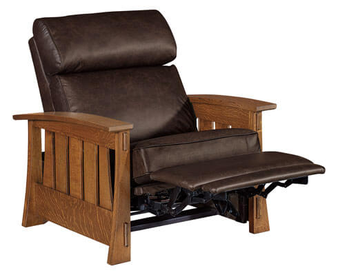 AJs Furniture Highland Stockton WH Chair Recliner Mid Reclined