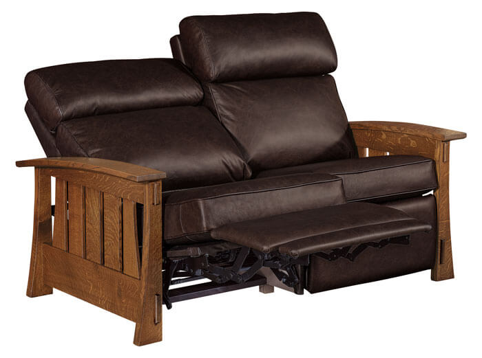 AJs Furniture Highland Stockton WH Loveseat Recliner Full Reclined