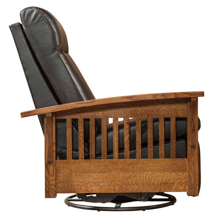 AJs Furniture Hoosier Chair Glider Recliner Swivel Side