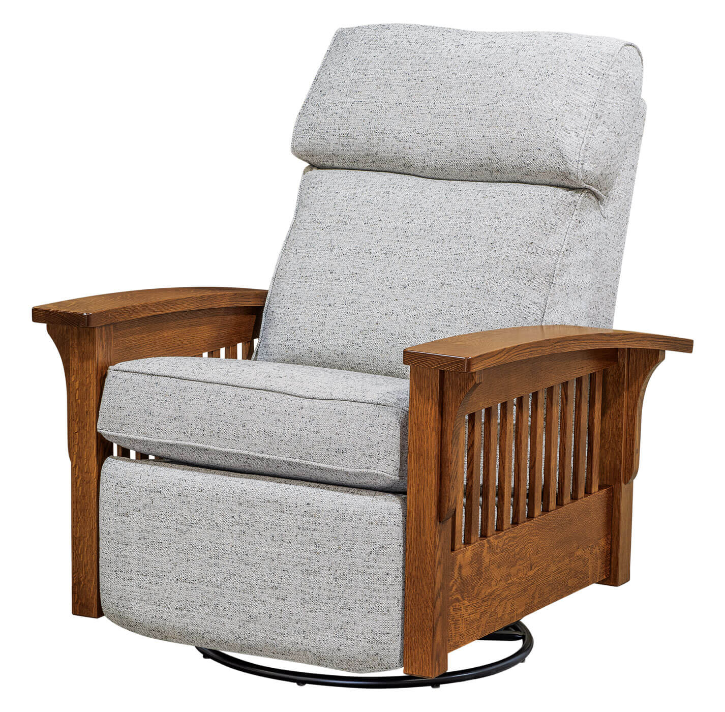 AJs Furniture Hoosier Stockton Swivel Rocker Recliner