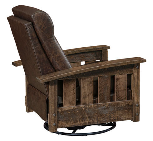 AJs Furniture Houston Swivel Rocker Recliner Side