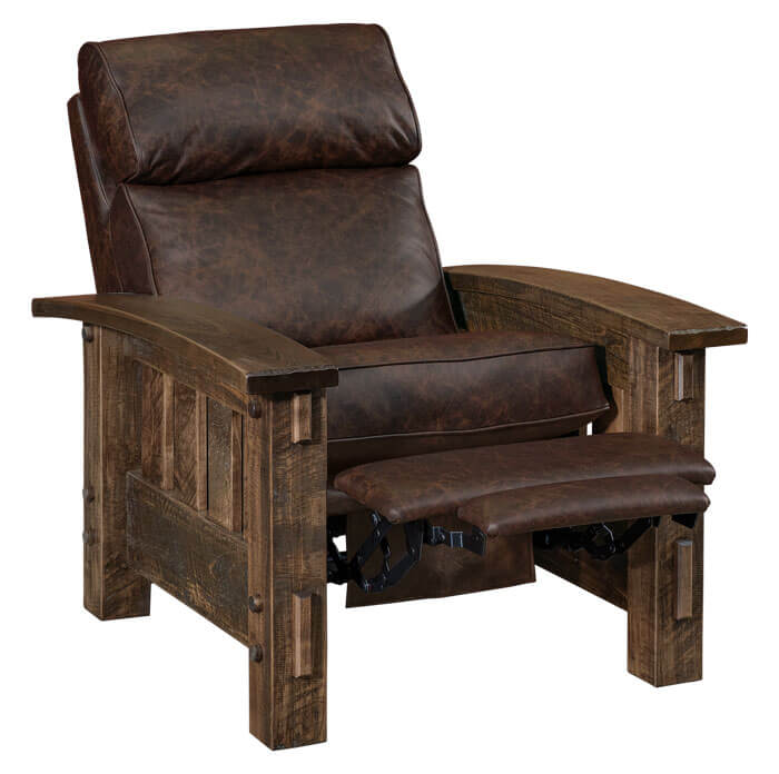 AJs Furniture Houston Stockton Recliner Mid Reclined