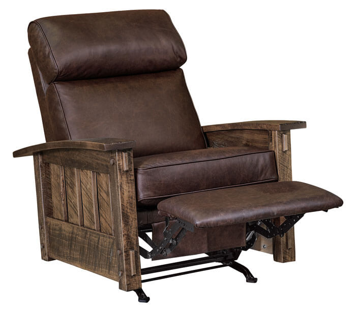 AJs Furniture Houston Stockton Rocker Recliner Mid Reclined