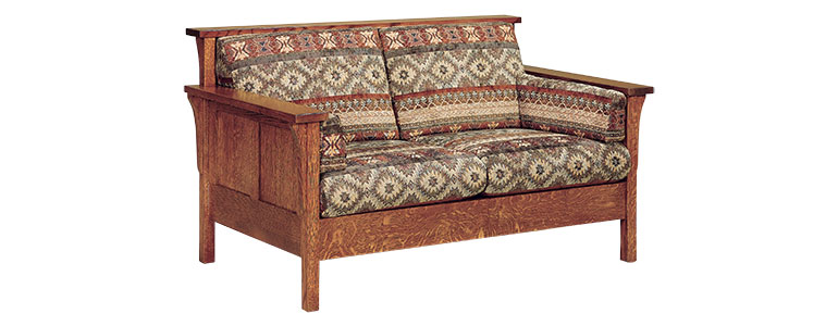 AJ’s Furniture Highback Panel Loveseat
