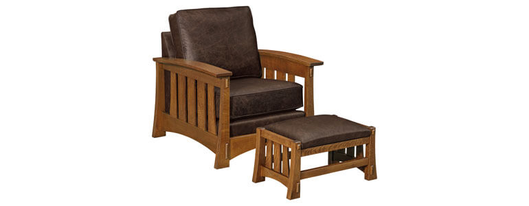 AJs Furniture Highland Deluxe Footstool