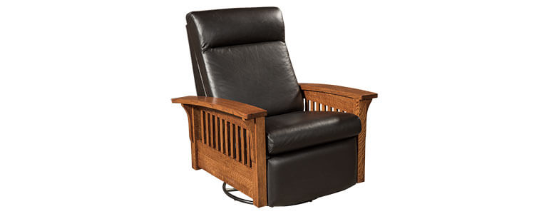 AJ’s Furniture Hoosier Chair Swivel Rocker Recliner