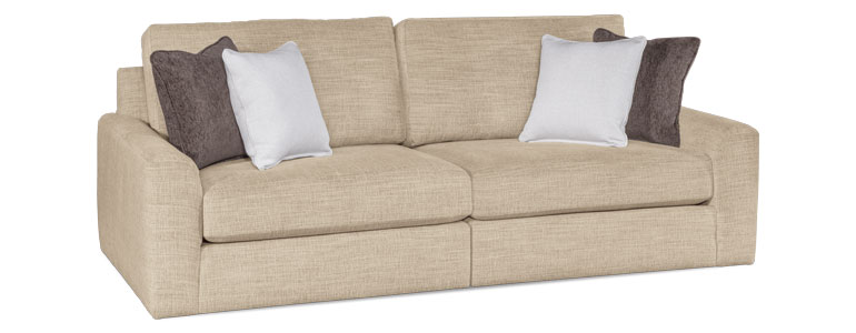 LuxHome Seating Madison Loveseat Tear Drop Arm
