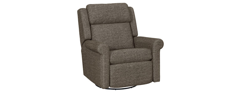 LuxHome Seating Rollins Swivel Rocker Recliner