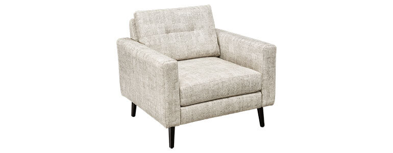 LuxHome Seating Serene Chair Flat Arm