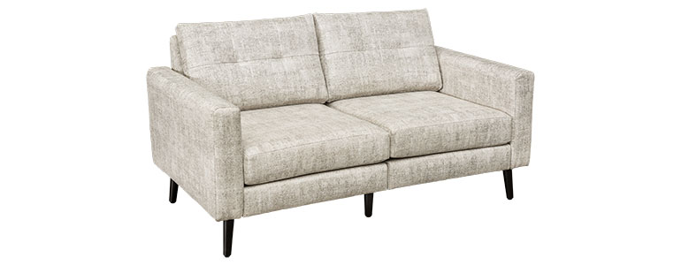 LuxHome Seating Serene Loveseat Flat Arm