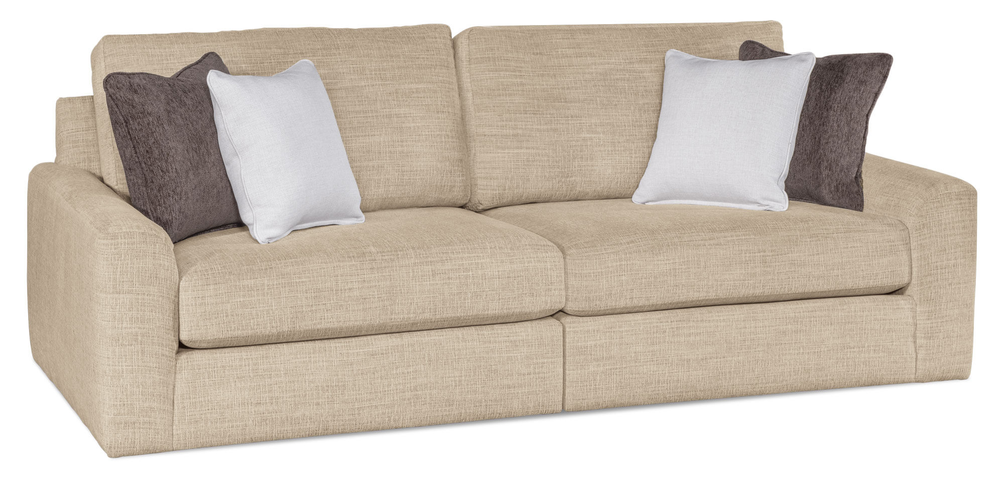 LuxHome Seating Madison Loveseat Tear Drop Arm