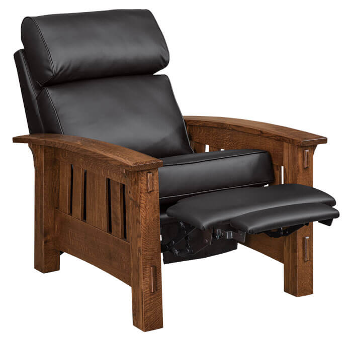 AJs Furniture McCoy Stockton Recliner Mid Reclined