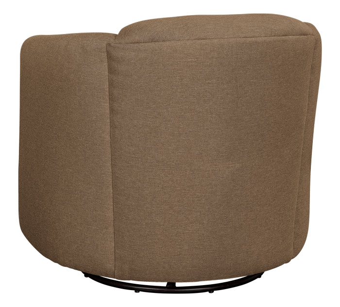 LuxHome Seating Oaklee Swivel Glider Chair Back