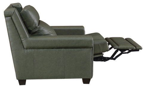 LuxHome Seating Remington Chair Recliner with Tilt Headrest Key Arm Side Mid