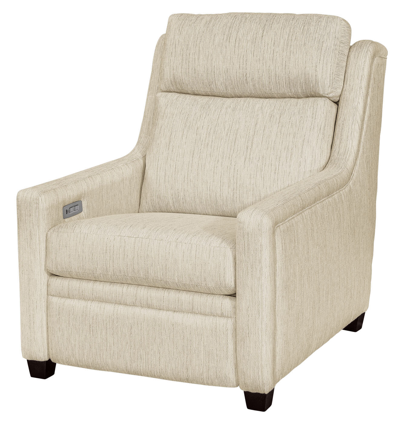 LuxHome Seating Remington Chair Recliner with Tilt Headrest Sleek Arm