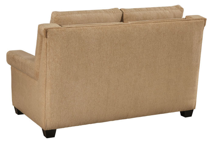 LuxHome Seating Remington Loveseat Recliner with Tilt Headrest Key Arm Back