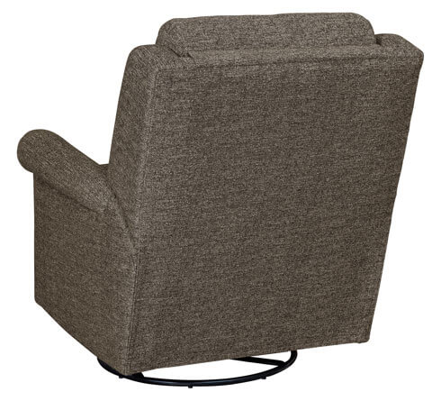 LuxHome Seating Rollins Swivel Rocker Recliner Back