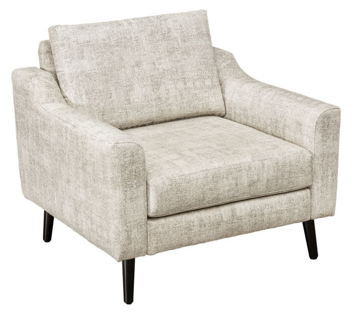 LuxHome Seating Serene Chair Tear Drop Arm Cushion Reverse