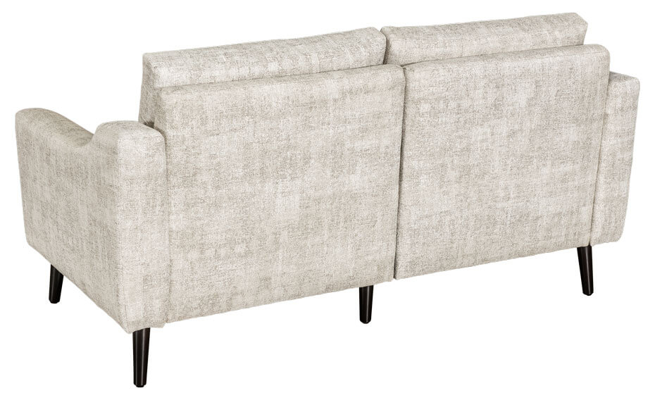 LuxHome Seating Serene Loveseat Tear Drop Arm Back