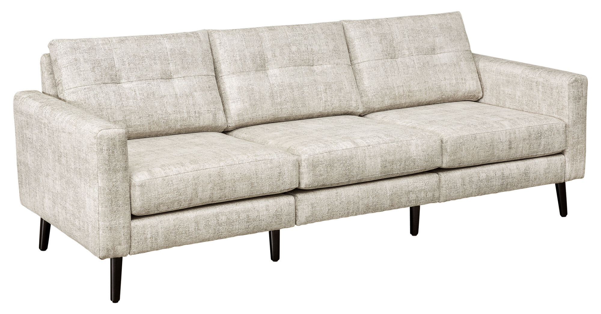 LuxHome Seating Serene Sofa Flat Arm shown in Astrid Fabric