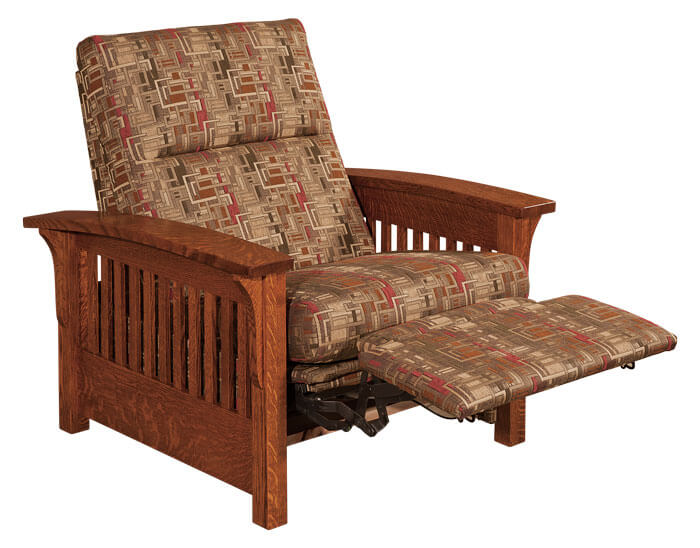 AJs Furniture Skyline Slat Chair Recliner Mid Reclined
